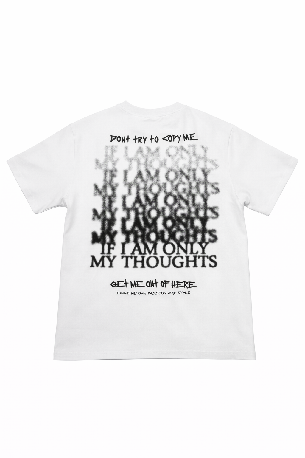 Мъжка тениска "Don't try copy me"