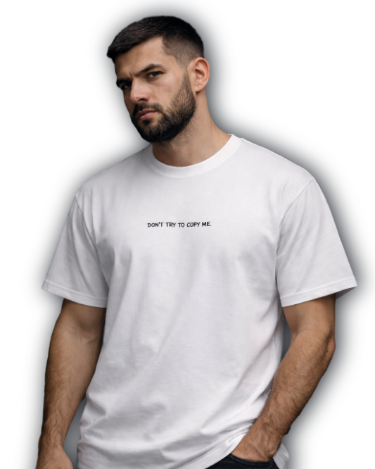 Мъжка тениска "Don't try copy me"