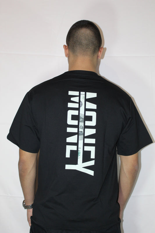 Mъжка тениска MONEY HM-220 BLACK