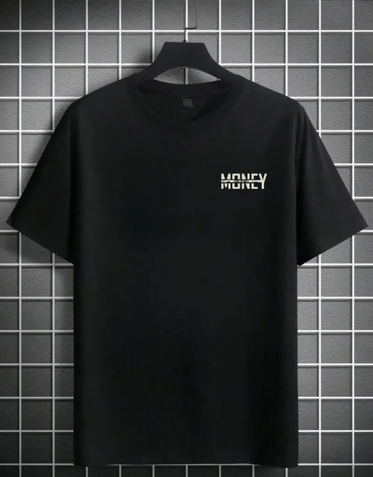 Mъжка тениска MONEY HM-220 BLACK